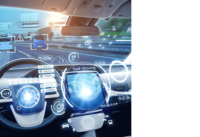 Image of the inside of the car